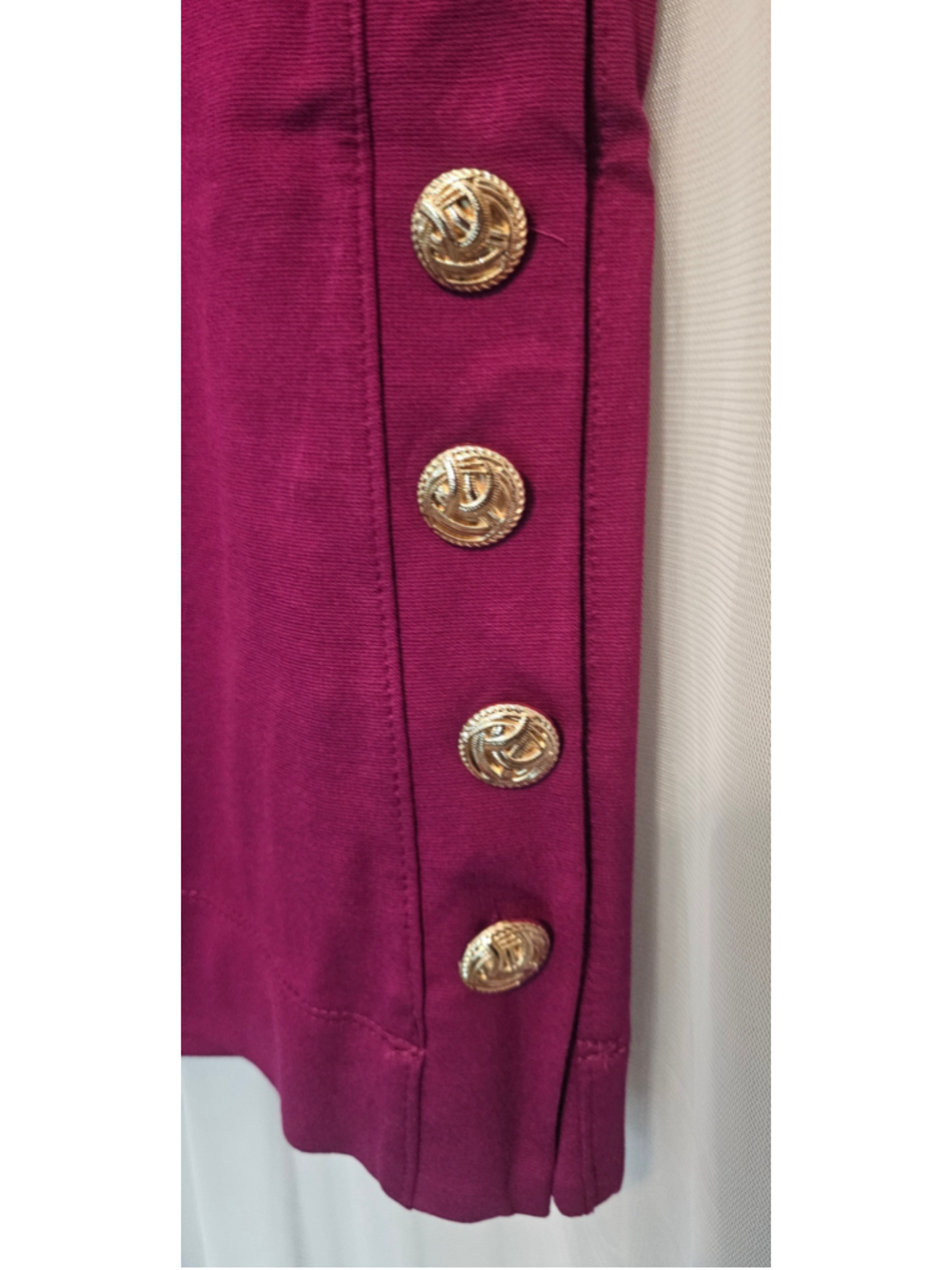 Women's Dear Scarlett Gala Pants in Merlot, size Small - Picture 4 of 7